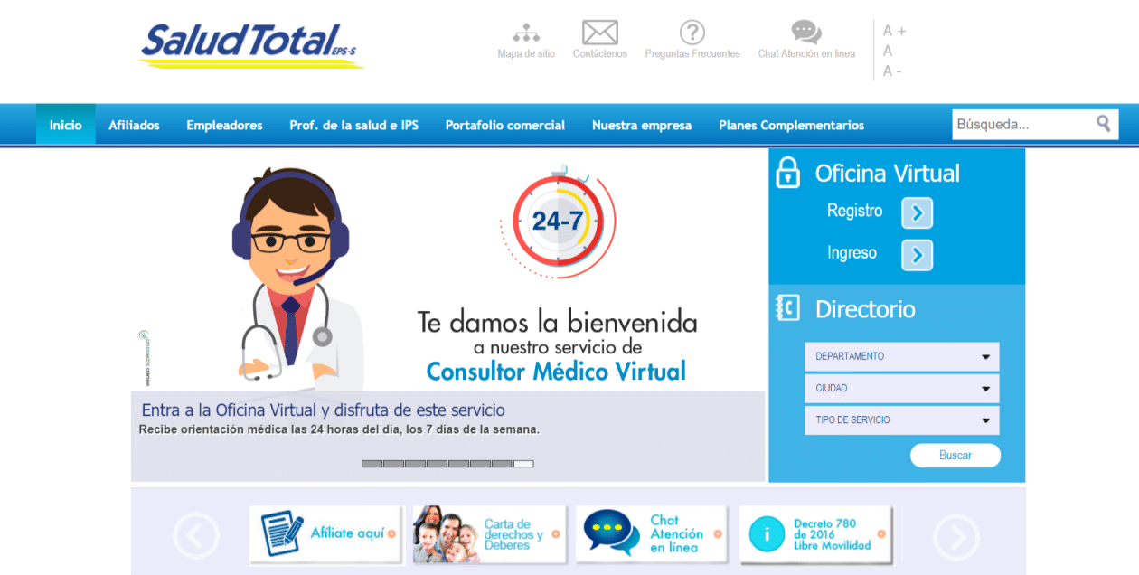 certificado de salud total
