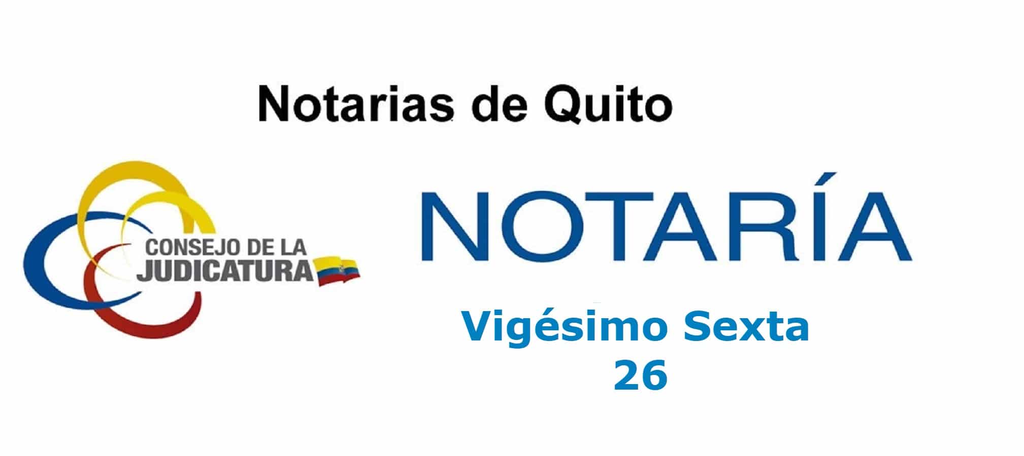 NOTARÍA 26