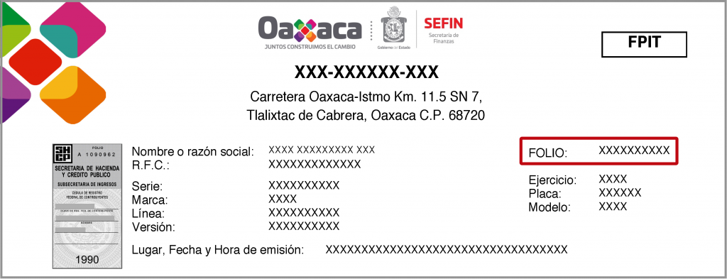 Consultar adeudo tenencia vehicular Oaxaca